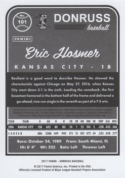 2017 Donruss - Career Stat Line #101 Eric Hosmer Back