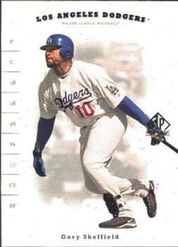 2001 SP Authentic #61 Gary Sheffield Front
