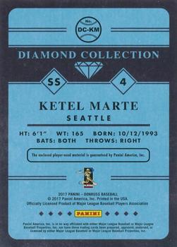 2017 Donruss - Diamond Collection #DC-KM Ketel Marte Back