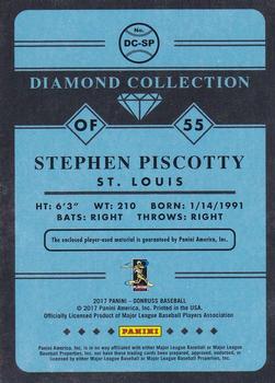 2017 Donruss - Diamond Collection #DC-SP Stephen Piscotty Back