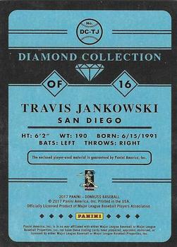 2017 Donruss - Diamond Collection #DC-TJ Travis Jankowski Back