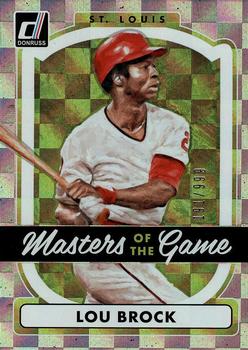 2017 Donruss - Masters of the Game #MG-4 Lou Brock Front