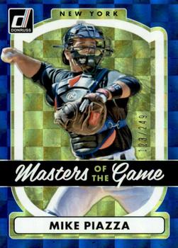 2017 Donruss - Masters of the Game Blue #MG-6 Mike Piazza Front