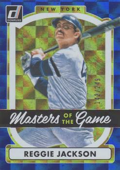 2017 Donruss - Masters of the Game Blue #MG-9 Reggie Jackson Front