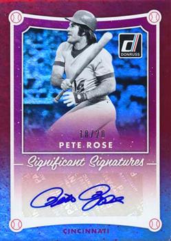 2017 Donruss - Significant Signatures Red #SIG-PR Pete Rose Front
