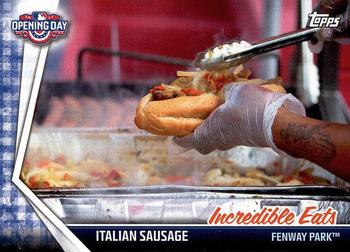 2017 Topps Opening Day - Incredible Eats #IE-1 Italian Sausage Front