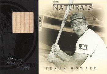 2003 Fleer Rookies & Greats - Naturals Game Patch #N-FH Frank Howard Front