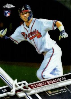 2017 Topps Chrome #8 Dansby Swanson Front