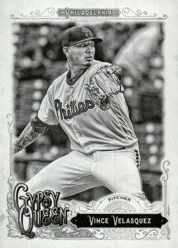 2017 Topps Gypsy Queen - Black and White #92 Vince Velasquez Front
