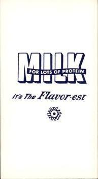 1970 Flavor-est Milwaukee Brewers #NNO Bob Locker Back