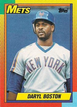 1990 Topps Traded - Gray Card Stock (Pack Version) #11T Daryl Boston Front
