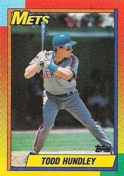1990 Topps Traded - Gray Card Stock (Pack Version) #44T Todd Hundley Front