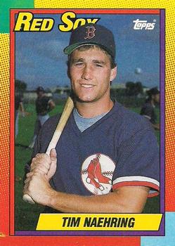 1990 Topps Traded - Gray Card Stock (Pack Version) #79T Tim Naehring Front