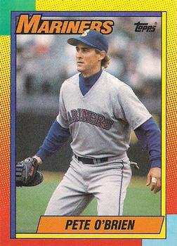1990 Topps Traded - Gray Card Stock (Pack Version) #82T Pete O'Brien Front