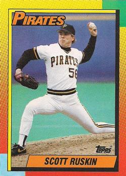 1990 Topps Traded - Gray Card Stock (Pack Version) #106T Scott Ruskin Front