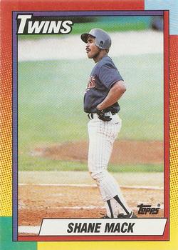 1990 Topps Traded - Gray Card Stock (Pack Version) #64T Shane Mack Front