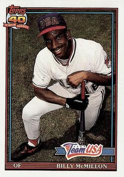 1991 Topps Traded - Gray Card Stock (Pack Version) #78T Billy McMillon Front