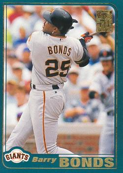 2001 Topps #497 Barry Bonds Front