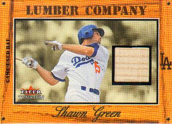 2003 Fleer Tradition - Lumber Company Game-Used #NNO Shawn Green Front
