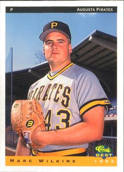 1993 Classic Best Augusta Pirates #25 Marc Wilkins Front