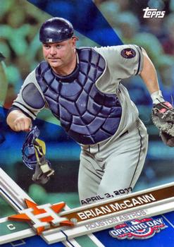 2017 Topps Opening Day - Rainbow Foil Blue #161 Brian McCann Front