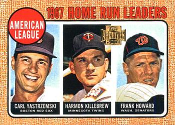 2001 Topps Archives #212 1967 Home Run Leaders (Carl Yastrzemski / Harmon Killebrew / Frank Howard) Front