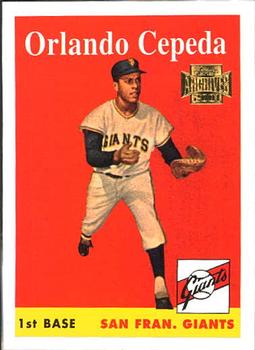 2001 Topps Archives #253 Orlando Cepeda Front