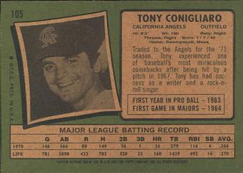 2001 Topps Archives #350 Tony Conigliaro Back