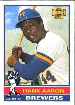 2001 Topps Archives #366 Hank Aaron Front