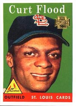 2001 Topps Archives #322 Curt Flood Front