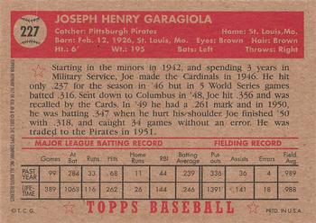 2001 Topps Archives #357 Joe Garagiola Back
