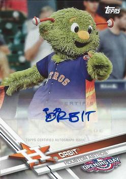 2017 Topps Opening Day - Mascot Autographs #MA-O Orbit Front