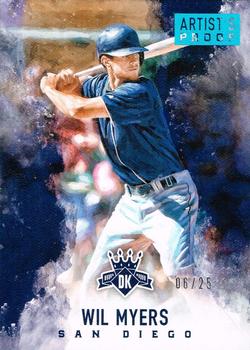 2017 Panini Diamond Kings - Artist's Proof Blue #79 Wil Myers Front