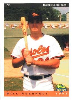 1993 Classic Best Bluefield Orioles #2 Bill Asermely Front