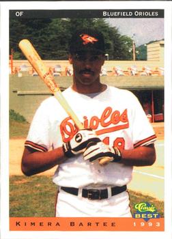 1993 Classic Best Bluefield Orioles #4 Kimera Bartee Front