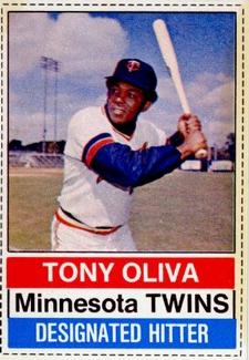 1976 Hostess Twinkies #10 Tony Oliva Front