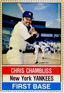 1976 Hostess Twinkies #58 Chris Chambliss Front