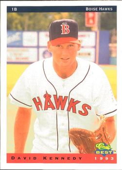 1993 Classic Best Boise Hawks #16 David Kennedy Front