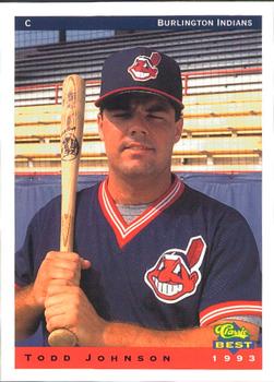 1993 Classic Best Burlington Indians #13 Todd Johnson Front