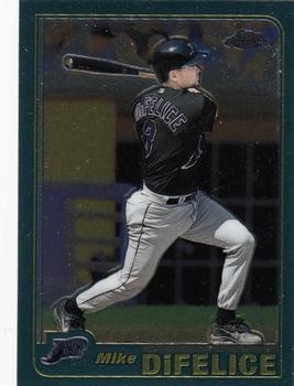 2001 Topps Chrome #439 Mike DiFelice Front