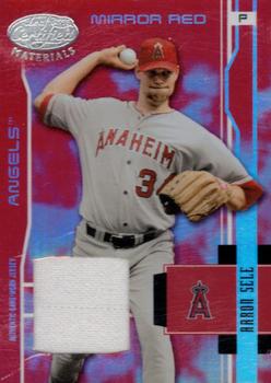 2003 Leaf Certified Materials - Mirror Red Materials #171 Aaron Sele Front