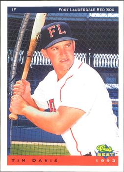 1993 Classic Best Fort Lauderdale Red Sox #7 Tim Davis Front