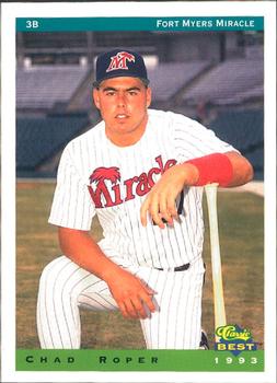 1993 Classic Best Fort Myers Miracle #1 Chad Roper Front