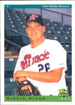 1993 Classic Best Fort Myers Miracle #6 Dickie Dixon Front