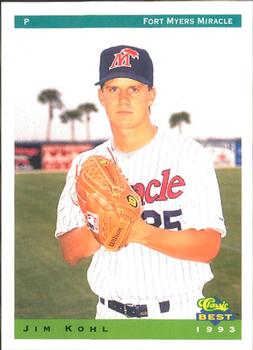 1993 Classic Best Fort Myers Miracle #12 Jim Kohl Front