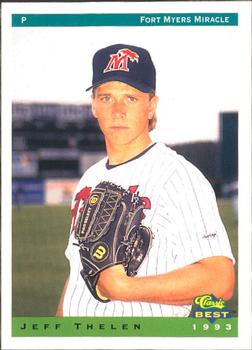 1993 Classic Best Fort Myers Miracle #25 Jeff Thelen Front