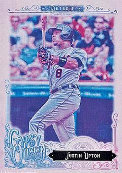 2017 Topps Gypsy Queen - Missing Blackplate #66 Justin Upton Front