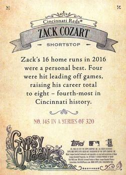 2017 Topps Gypsy Queen - Missing Blackplate #145 Zack Cozart Back