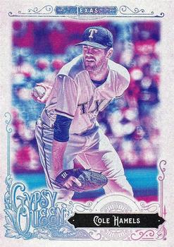 2017 Topps Gypsy Queen - Missing Blackplate #256 Cole Hamels Front