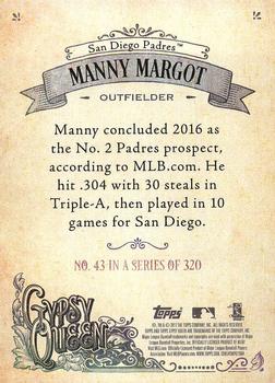 2017 Topps Gypsy Queen - Green #43 Manny Margot Back